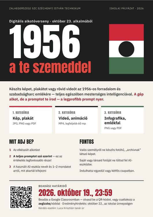 1956 – A te szemeddel” digitális alkotóverseny