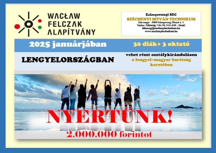 Waclaw Felczak alapítvány - Nyertünk