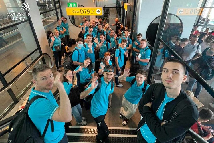 EuroSKills Herning 2025, A mai napon indultak útnak - WorldSkills Hungary