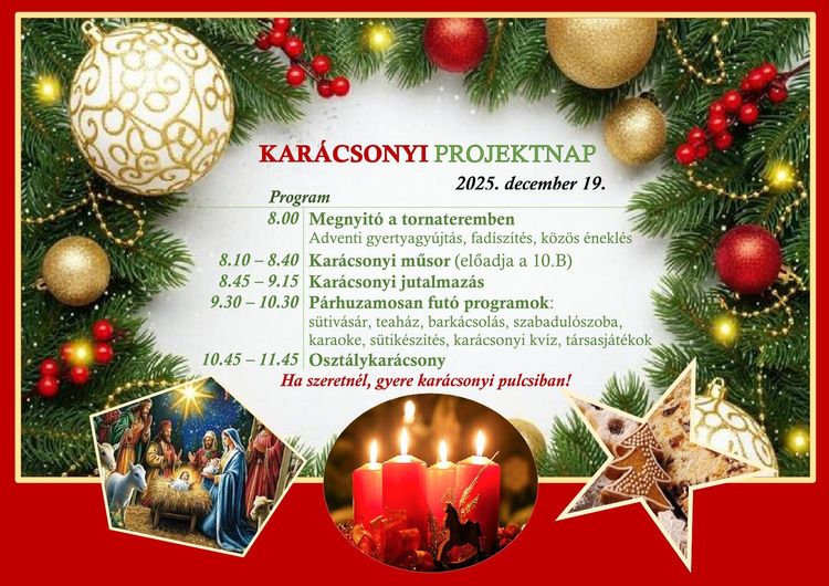 Karácsonyi projektnap