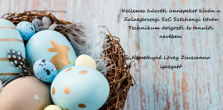 Kellemes húsvéti ünnepeket!