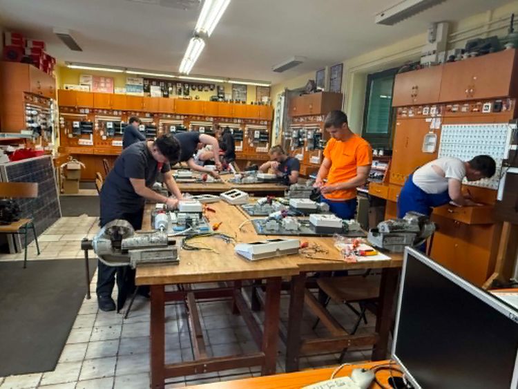 Nappali tagozatos erősáramú technikus tanulók szakmai vizsgája