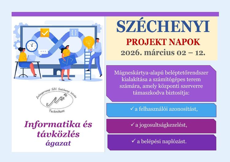 Elkészült az iskolai terem beléptető rendszerünk!