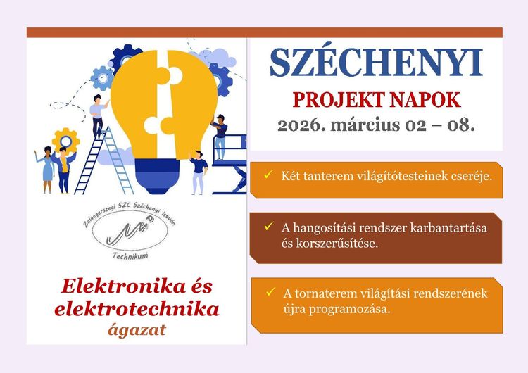 Projektnapok - a hangosítási rendszer karbantartása és korszerűsítése