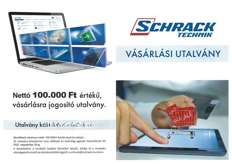 Köszönjük SCHRACK Techniknek, hogy jutalommal kedveskedtek