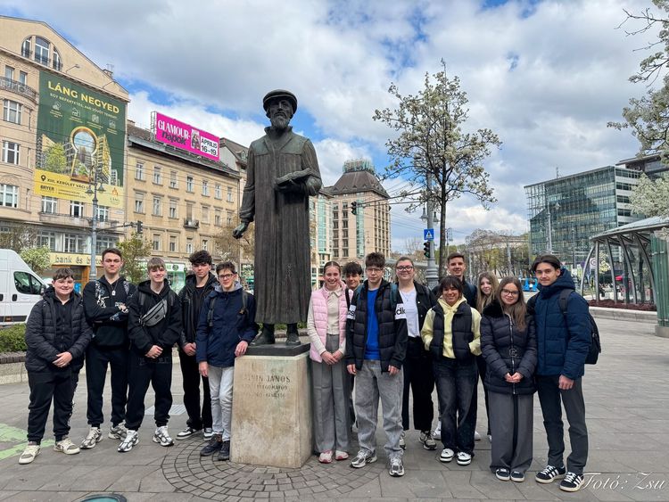 Széchenyis diákok egy csoportja Budapestre kirándult