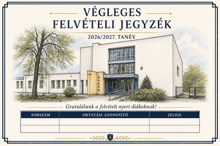 Végleges felvételi jegyzék 2026-27