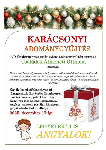 Karácsonyi adománygyűjtés