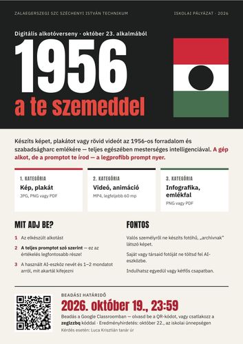 Digitális alkotóverseny október 23. alkalmából - 1956 a te szemeddel