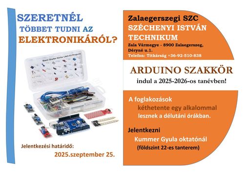Izgalmas hetek állnak mögöttünk az elektronikai szakkörön!