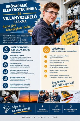 Erősáramú elektrotechnika és Villanyszerelő szakma