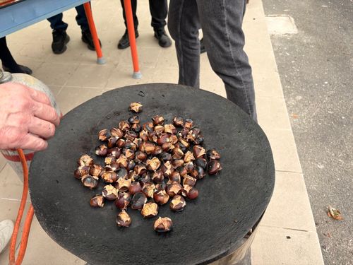Együtt, jó hangulatban – hagyományos gesztenyesütés a tanári karban