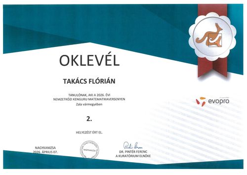 Nemzetközi Kenguru Matematikaverseny 12. évfolyamon