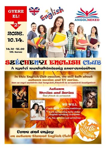 Széchenyi English Club - az ősz világát fedeztük fel filmeken és sorozatokon keresztül!