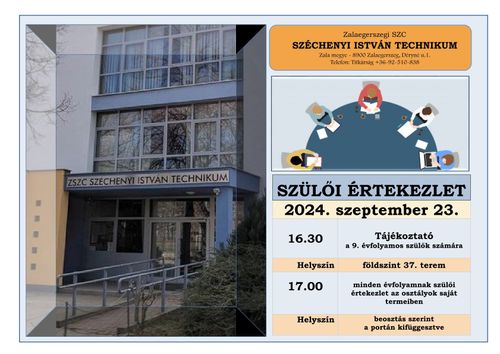 Szülői értekezlet 2024